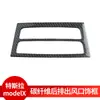 Adequado para modificação interna do Tesla ModelX moldura decorativa do difusor de ar do escapamento traseiro em fibra de carbono real peças automotivas