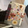 50 Piezas de Pegatinas Transparentes de Mascota de Plantas Secas, Flores Secas Estilo Realista Vintage, Pegatinas Estilo Ins para Diario y Papelería