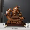 Adorno de Navegación Fluida Manualidad Nuevo Estilo Chino Sala de Estar Gabinete de Vino Escritorio Oficina Decoración Feng Shui