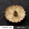 Xiangyi jardim de cerâmica três camadas de lótus incenso bobina incenso linha incenso dupla finalidade placa cerâmica incenso suporte incenso forno mudança retro