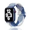 Para relógio Samsung watch7/4/5/6/FE fivela magnética de metal pulseira elástica de nylon trançado 18/20/22mm