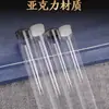 Tubo de Incenso Plástico Acrílico Grande Longo Tubo de Incenso Transparente Barril de Incenso Linha de Incenso Casca Dura Incenso Palito Doméstico