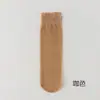 Calcetines finos cortos antienganche antideslizantes 2025 de caña corta de cristal para mujer, medias de seda al por mayor antienganche