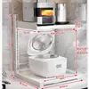 Estante de Almacenamiento para Cocina, Arrocera Eléctrica, Horno de Microondas, Mesa de Almacenamiento Integrada, Capa Superior, Estante de Almacenamiento Multifuncional para Ollas Eléctricas