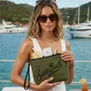 Moda Europeia e Americana Estampa de Leopardo Material de Mergulho Bolsa de Cosméticos Design de Nicho Bolsa para Batom e Cosméticos Bolsa de Higiene Pessoal Portátil para Viagem