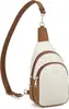Bolso de Hombro de Cuero para Mujer Bolso Cruzado Bolso de Cintura Moda Casual Versátil Bolso de Pecho para Mujer Bolso Lion Ling
