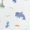 Capa para bolsa de roupas de algodão estampado, malha de algodão classe A para bebês, 300 peças, estampado, dupla face