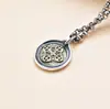 Prata S925 novo ouro e prata envelhecidos textura de lava cruz pilão de diamante pingente joias personalizadas masculinas e femininas atacado