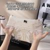 Ropa Interior de Encaje para Mujer, Sin Costuras Fina Seda de Hielo Algodón Antibacteriano en la Entrepierna Sexy para Chicas Pura Pasión Bragas Francesas