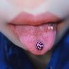 Uña de lengua chicas guapas ins dulce cool uña de reemplazo de lengua fabricantes de piercing de lengua europeos y americanos venta al por mayor comercio exterior joyería para piercing de cuerpo humano