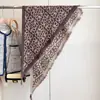 Estilo Nuevo Otoño e Invierno Bufanda para Presbicia Jacquard de Tres Niveles Doble Cara Cálida Moda Elegante Chal para Mujeres Estilo de Marca Grande