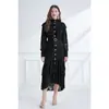 Vestido de Cintura Estilo Elegante con Cuello Alto de Encaje con Volantes de Doble Capa para Vacaciones de Otoño Nataliya 2025