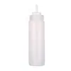 Botellas exprimibles de pico puntiagudo al por mayor para aderezo de ensaladas, botellas comerciales de aceite, botellas domésticas para salsas y condimentos