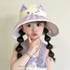 Chapéus Finos de Verão para Crianças, Chapéus de Proteção Solar Fofos e Adoráveis para Meninas, Meninos e Bebês, Chapéus com Viseira Solar, Chapéus de Sol da Moda