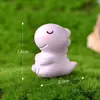Nuevo Mini Tyrannosaurus Rex Micro Paisaje Jardinería DIY Adorno de Resina Huevo de Dragón Nido de Dragón Manualidad de Resina de Dinosaurio Pequeño