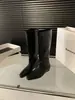 Primeiro Encontro Aumento Sazonal de Altura Emagrecimento Botas Longas para Cavalgada Botas Femininas 2026 Outono/Inverno Botas Arredondadas Marrom Maillard Botas Longas