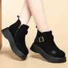 Botines Birkenstock Clásicos de Suela Gruesa Estilo Retro para Mujer, Nuevo Estilo Otoño/Invierno, Que Aumentan la Altura, Forrados de Felpa, Cómodos, Tallas Grandes