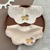 Clase a Toalla de Saliva para Bebé de Algodón Puro Impermeable de Doble Cara con Bolsillo para Saliva Babero para Recién Nacido Toalla de Saliva para Comer para Bebé Anti-Suciedad