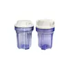 Filtro de garrafa de água purificador de água transparente de 5 polegadas com 2 pontos espessados, carcaça do filtro, máquina de demonstração, cartucho de filtro, algodão PP, filtro de carvão ativado, acessórios frontais da garrafa