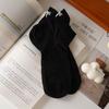 Calcetines Nuevos para Mujer con Lazo, Calcetines Cortos Calados, Estilo Coreano para Niñas, Calcetines Finos de Verano de Corte Bajo Transpirables Invisibles, Tendencia