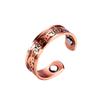 Europa e Estados Unidos pulseira de abertura de anel de motociclista de alívio transfronteiriço conjunto anel pulseira masculina e feminina pulseira de anel magnético joia com totem retrô