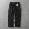 Pantalones Softshell para Hombre, Cortavientos e Impermeables, Pantalones Casuales de Pierna Recta con Forro Polar para Exteriores de Invierno, Pantalones de Trabajo Engrosados