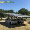 Kit de Suporte para Carport em Liga de Alumínio Fornecido Diretamente pelo Fabricante de Xiamen, Suportes de Carport de Alumínio para Instalação de Painéis Solares
