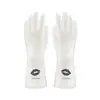 Guantes para tareas domésticas blanco transparente lavandería impermeable plástico goma limpieza del hogar antideslizante grueso duradero cocina lavavajillas
