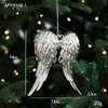 Pendente de Plástico Prateado de Formato Especial Transfronteiriço Galvanizado Brilhante Acessórios de Pingente de Árvore de Natal Decorações de Natal