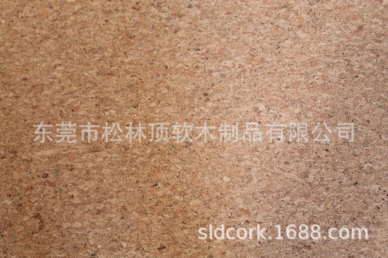 成卷大碎花软木卷材表面纹理