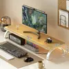 Soporte para computadora de escritorio, soporte para laptop, base para monitor de estación de trabajo, marco de soporte, estante de almacenamiento de escritorio