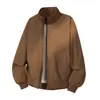 Atacado transfronteiriço americano high street cleanfit jaqueta curta de voo roupas de algodão homens e mulheres outono marca da moda jaqueta de algodão