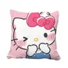 Almohada Hello Kitty Hallokitty Cojín Lindo de Dibujos Animados Corazón de Niña Cojín para Sala de Estar Sofá Oficina Almohada para Descanso de Almuerzo