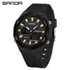 Sanda Shopee Reloj Más Vendido Pantalla Dual Sincronizada Hora de Verano Reloj Digital Despertador con Repetición Reloj para Estudiantes Hombres y Mujeres