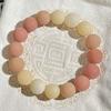 Pulsera Bodhi Natural para Mujer Polvo Durazno Semilla Original Pulsera Bodhi Estudiante Envoltura para Dedos Pulsera de Juego Suave Venta al por Mayor