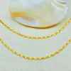El Nuevo Collar de Gypsophila Popular en Color Dorado de Xiaohongshu Cadena Versátil para Ropa de Trabajo Lujo Accesible Elegante Joyería de Cadena para la Clavícula
