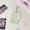 Portatarjetas Rígido de Acrílico con Forma de Estrella Estilo Ins Protector de Tarjetas de Foto de Idol Colgante de Exhibición para Almacenamiento de Polaroid de 3 Pulgadas
