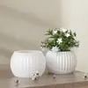 Amapola DIY Yeso Aromaterapia Maceta Vertical Rayas Creativas Nórdicas Maceta de Flores Ins Estilo Minimalista Taza Velas Molde de Silicona