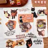 Paquete de Pegatinas de Espuma Brillante para la Mañana, Serie Hora de Mascotas Lindas, Pegatinas Troqueladas Adorables para Decoración de Diario de Gatos