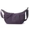Bolso de Hombro Nuevo Estilo Japonés con Pliegues para Mujer, Bolso Cruzado Versátil de Nailon Resistente al Agua, Bolso Simple de Moda Casual Tipo Bollo
