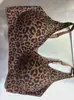 Sujetador Sexy de Gel con Estampado de Leopardo Transfronterizo Más Talla, Superventas, con Hermoso Diseño en la Espalda, Soporte Suave, Cómodo, Transpirable, Sencillo y Estilo Push-Up