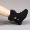 Botas de nieve para mujer con forro de pelo de conejo, suela gruesa, colección otoño/invierno 2026, con diseño interior que aumenta la altura, botines, acolchadas para abrigar, versátiles y cómodas