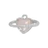 Nuevos Materiales de Manualidades DIY de Corazón de Colores Colgantes de Satélite Pulsera Aretes Collar Dijes Adornos de Planeta Transfronterizo
