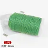 Hilo de Algodón Retorcido a Mano Estilo Xizang de 1 mm para Manualidades, Hilo para Pulseras, Cuerda para Tejer, Cuerda de Algodón Hecha a Mano para Bricolaje, Hilo para Pulseras, Cuerda Trenzada Enrollada