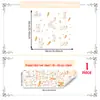 Pegatinas de Ventana de Conejo Nube Zanahoria Estilo Lindo Personalizado Decoración Festiva Pegatinas Electrostáticas para Vidrio