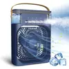 Humidificador de Mesa de Escritório Atomizador Multifuncional USB de Cinco Furos, Ventilador com Spray de Cinco Furos, Refrigerador de Ar