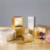 Caixa de embalagem cosmética caixa colorida personalizada caixa de embalagem para cuidados com a pele personalizada cartão prateado Caixa de Máscara Dourada Fosca
