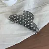 Pinza grande para el pelo de acetato para mujer, pinza de tiburón brillante para la parte trasera de la cabeza, pinza de garra para sujetar la mitad del pelo, accesorio para el pelo de alta gama con forma de estrella