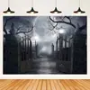 Nuevo Halloween transfronterizo suministros de decoración ambiente de fiesta escena accesorios para fotos bandera fondo banner de Halloween