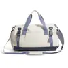 Bolsa deportiva simple y casual para gimnasio con compartimentos separados para artículos húmedos y secos, gran capacidad, adecuada para salidas y viajes, elegante y moderna